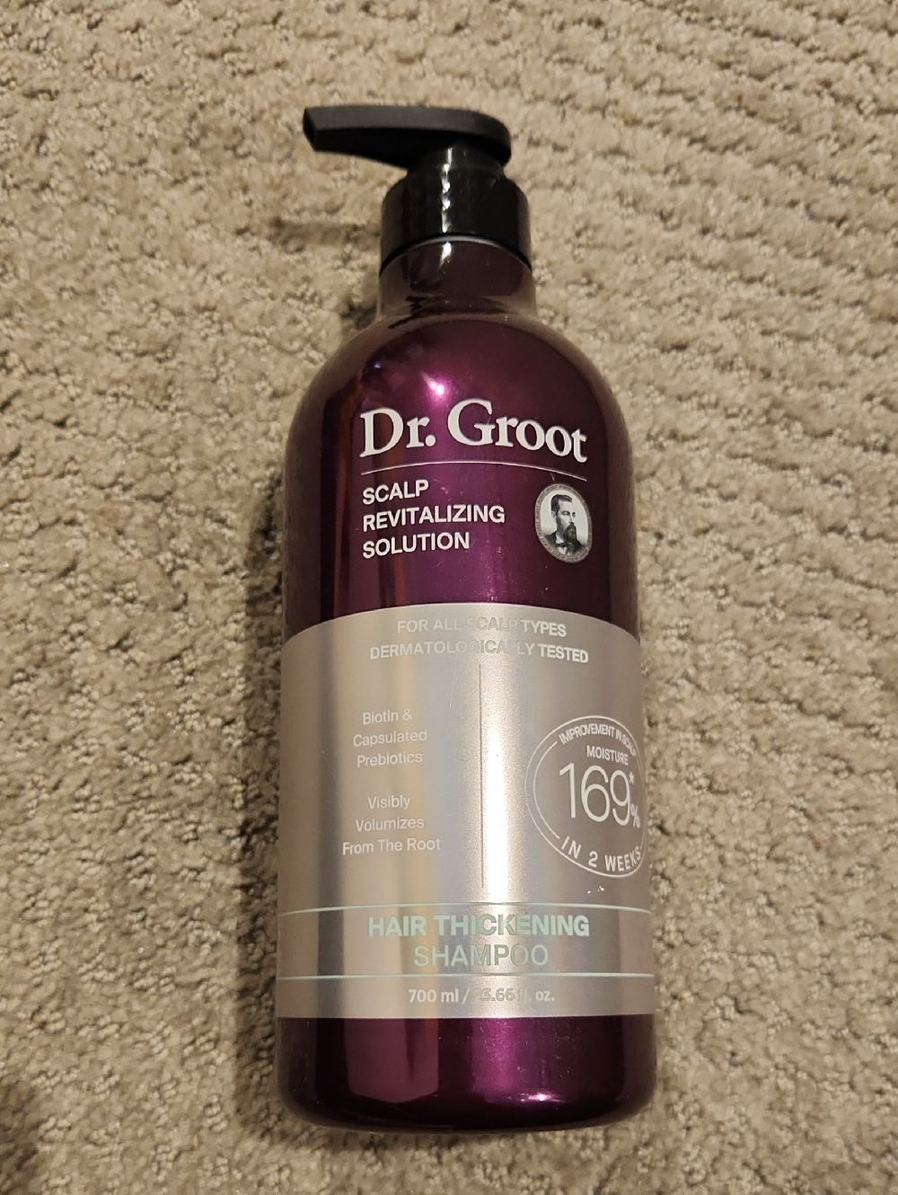 NEW DR GROOT Hair Thickening Shampoo - Scalp Revitalizing Solution (Purple)